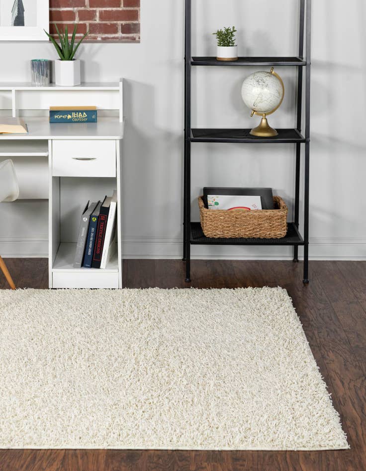 9' x 12' Comfort Solid Shag Rug