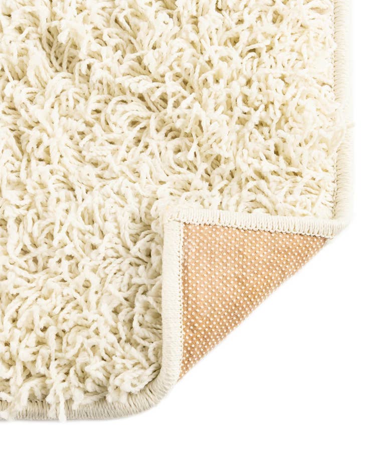 Detail image of  5' 3 x 8' Comfort Solid Shag Rug