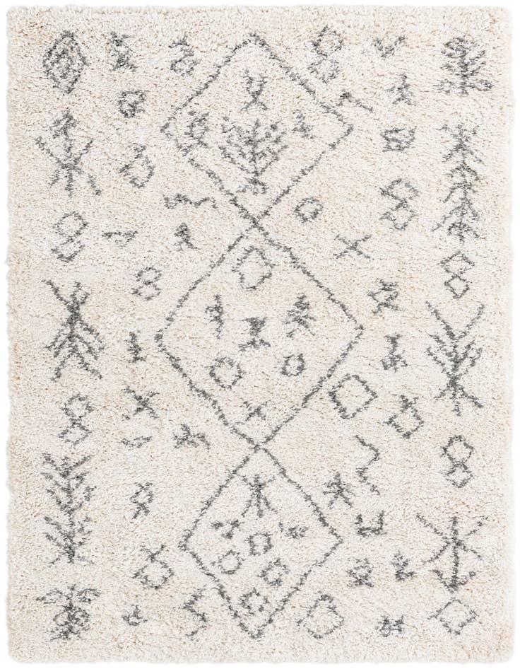 Detail image of  5' x 8' Moroccan Shag Rug