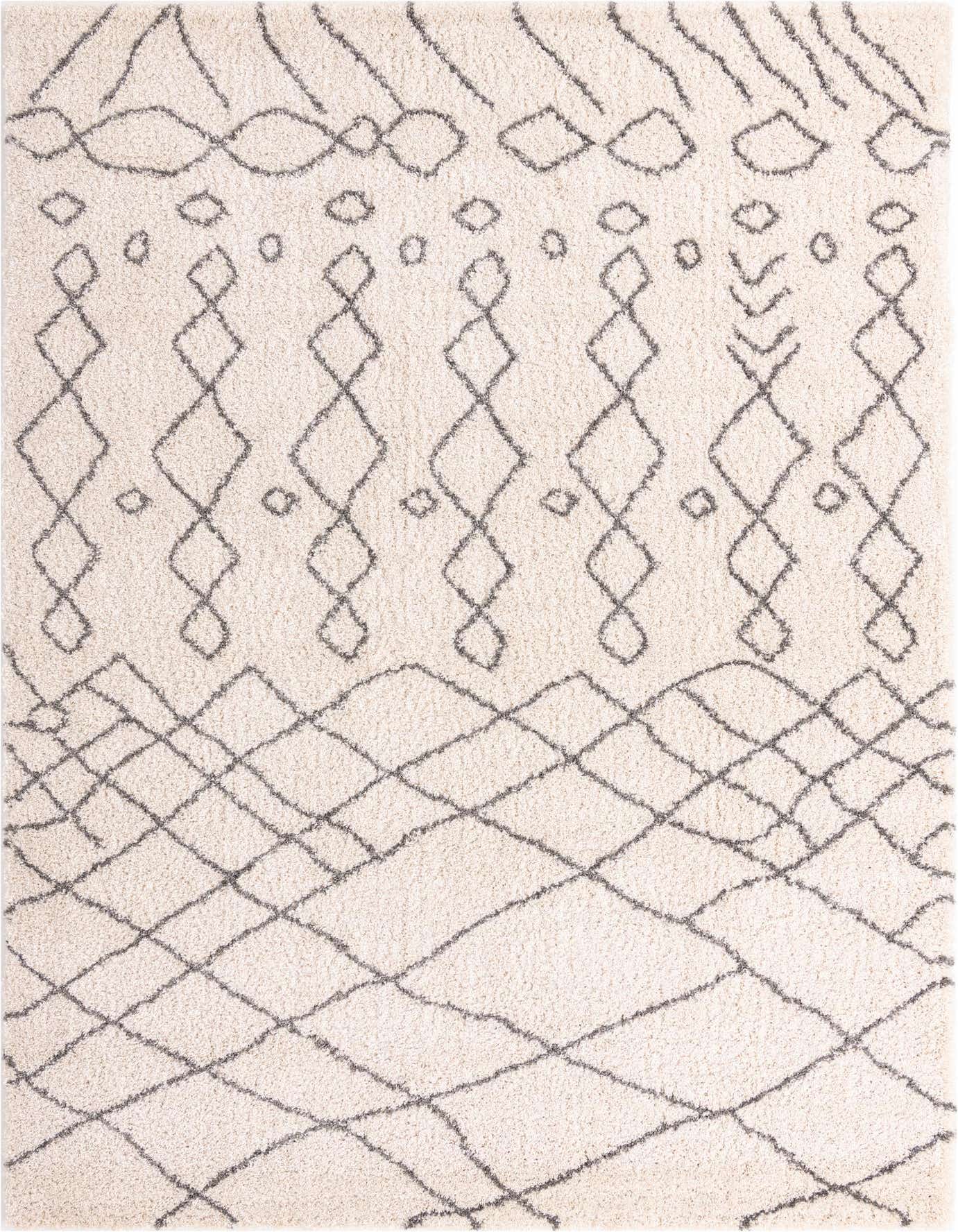 Primary image  9' 10 x 14' Moroccan Shag Rug