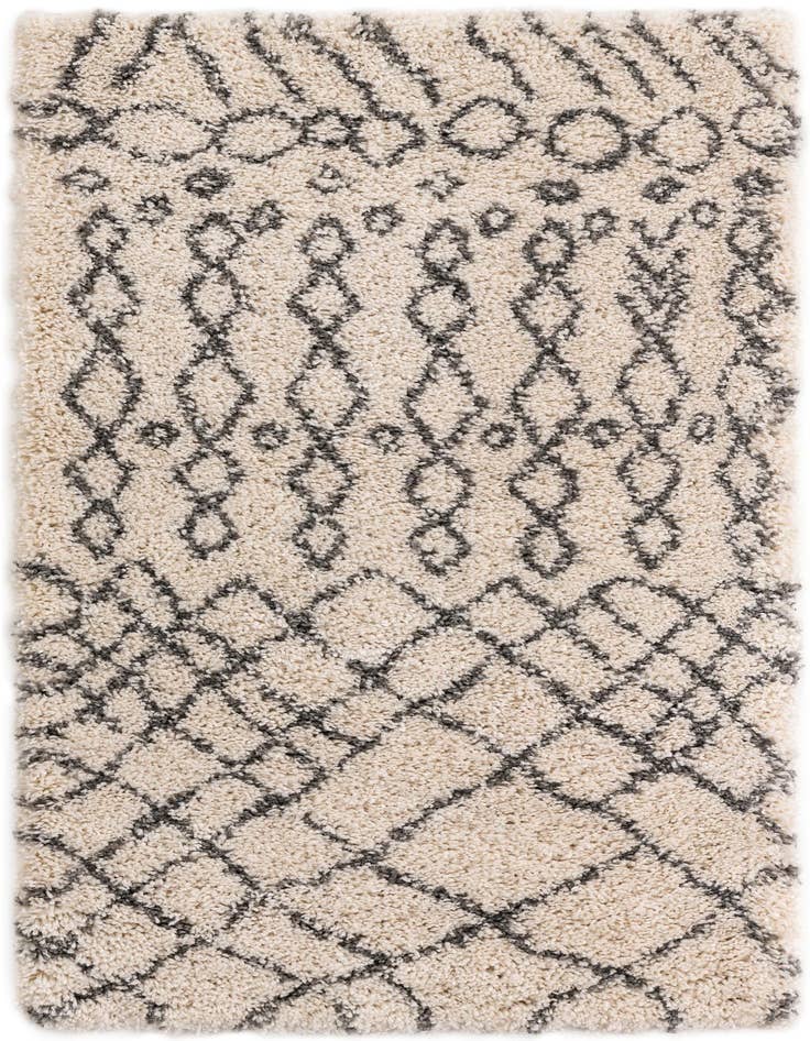 Detail image of  3' 3 x 5' 3 Moroccan Shag Rug