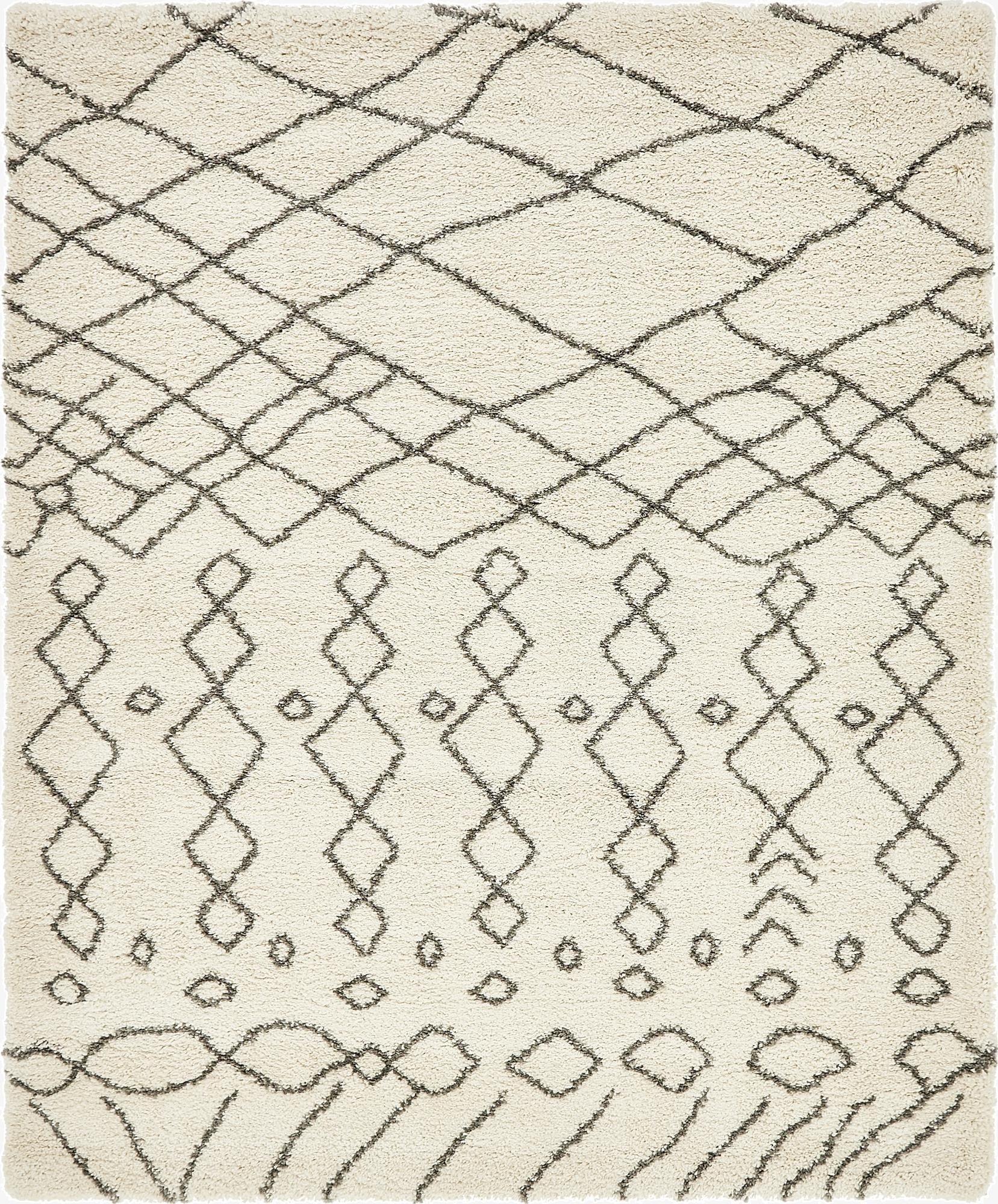 Primary image  7' 10 x 10' Moroccan Shag Rug