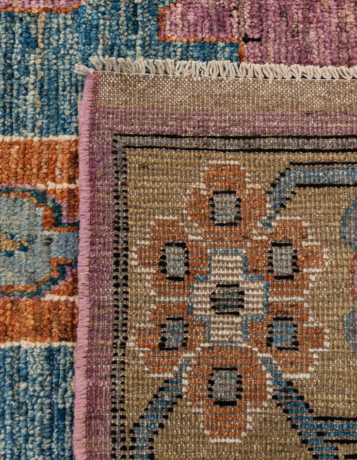 Detail image of  8' 4 x 10' 2  Hand Knotted Oushak Wool Rug