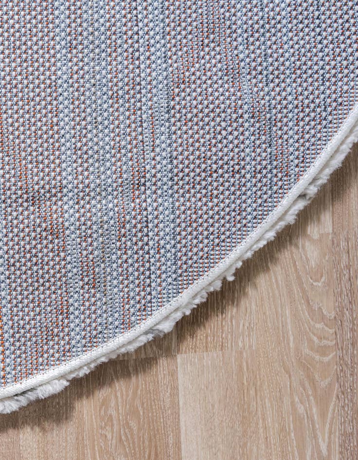 Detail image of  5' 3 x 5' 3 Moroccan Shag Round Rug