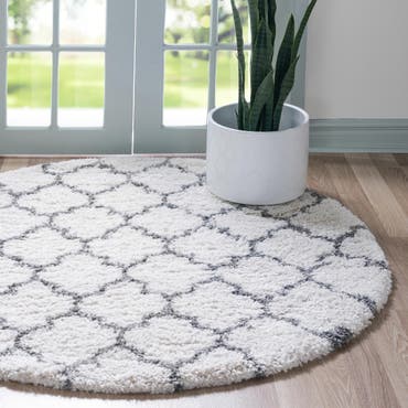  8' x 8' Moroccan Shag Round Rug