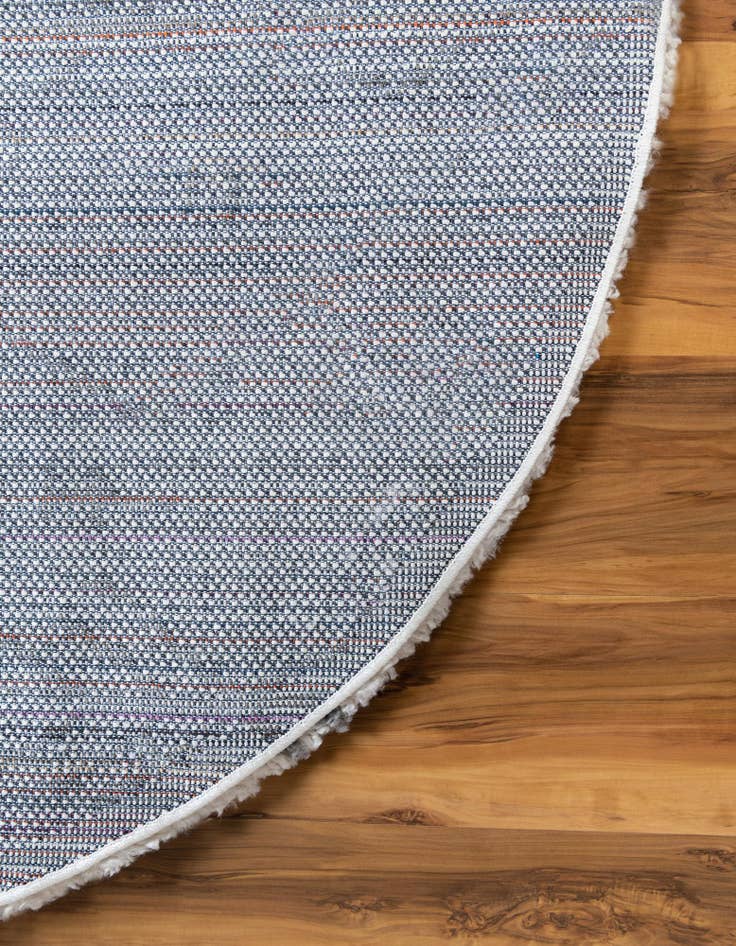 Detail image of  5' 3 x 5' 3 Moroccan Shag Round Rug