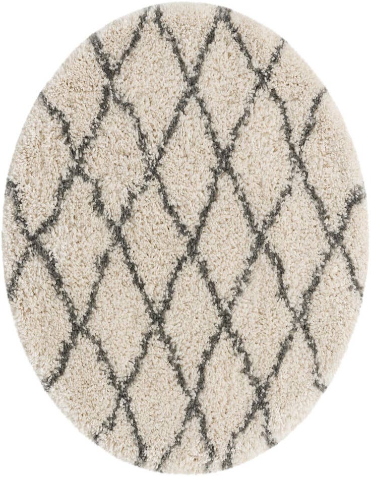 Detail image of  3' 3 x 3' 3 Moroccan Shag Round Rug