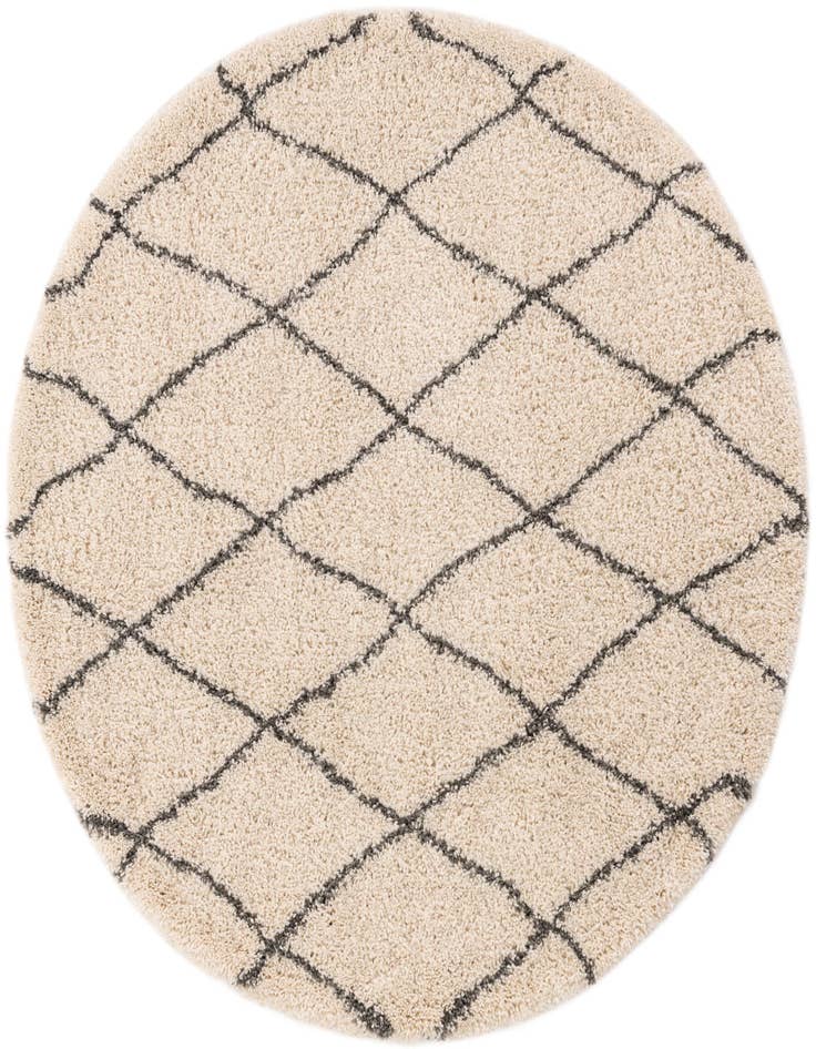 Detail image of  6' x 6' Moroccan Shag Round Rug