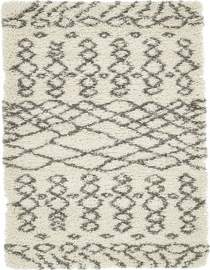 Detail image of  2' 7 x 6' Moroccan Shag Runner Rug