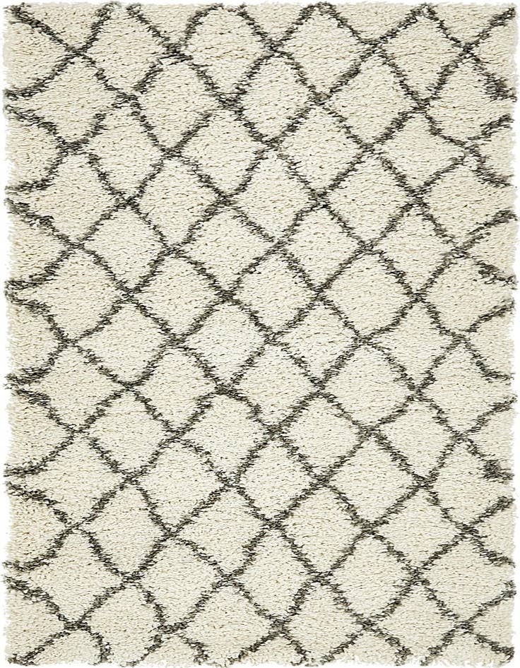 Detail image of  2' 7 x 6' Moroccan Shag Runner Rug