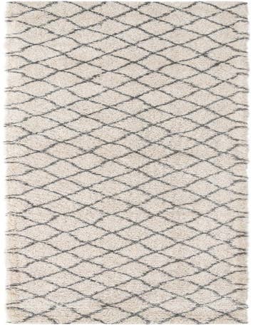 Detail image of  3' 3 x 19' 8 Moroccan Shag Runner Rug