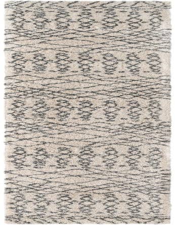 Detail image of  3' 3 x 19' 8 Moroccan Shag Runner Rug