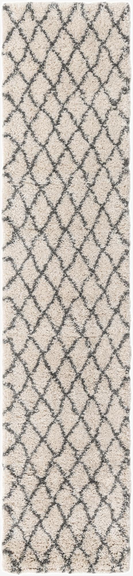  2' 7 x 12' Moroccan Shag Runner Rug