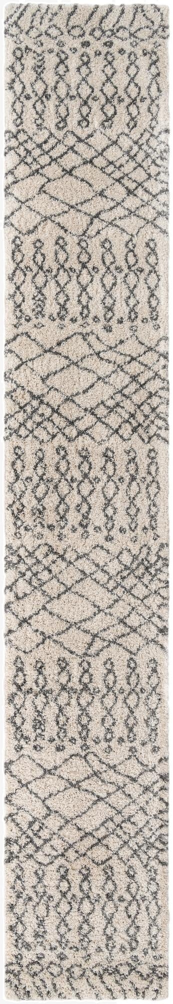  3' 3 x 19' 8 Moroccan Shag Runner Rug