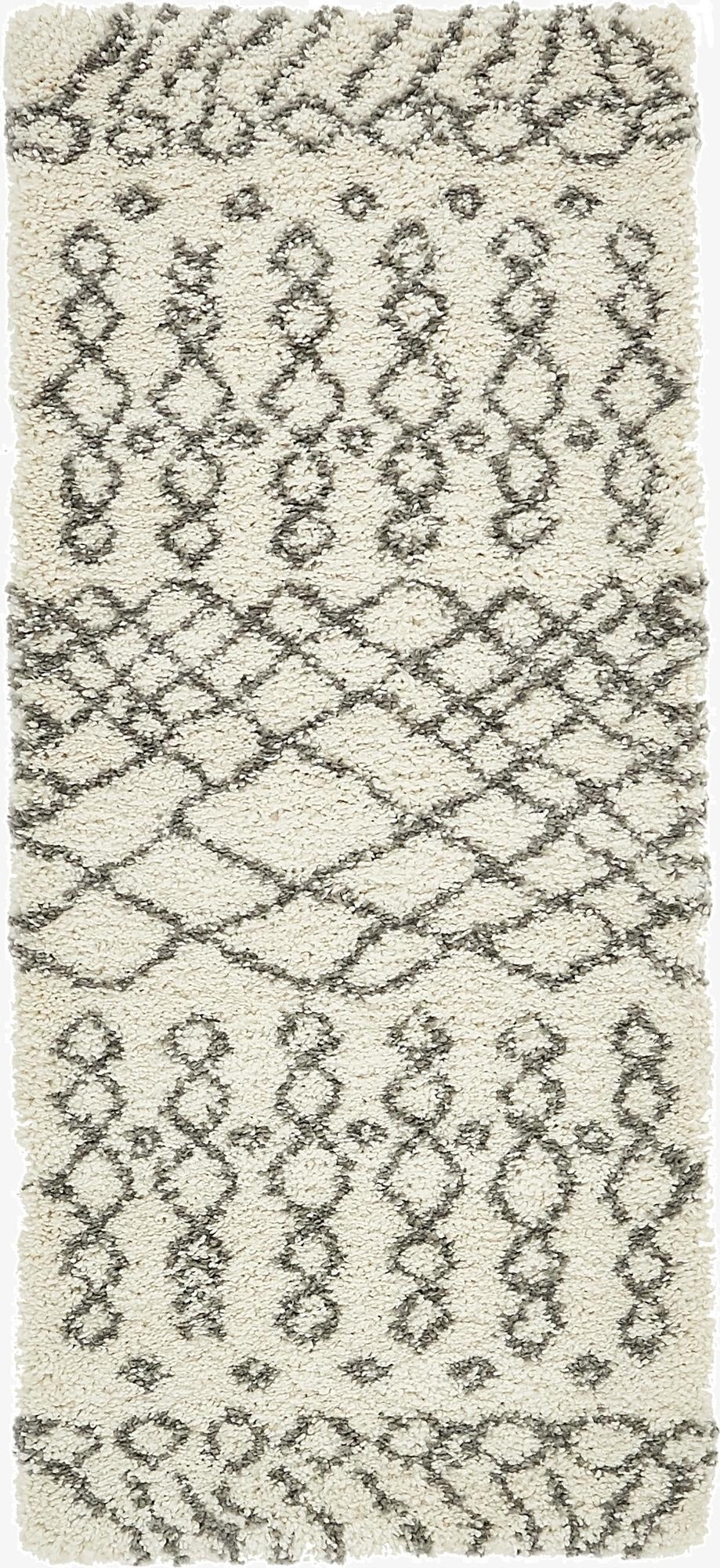 2' x 5' Moroccan Shag Runner Rug