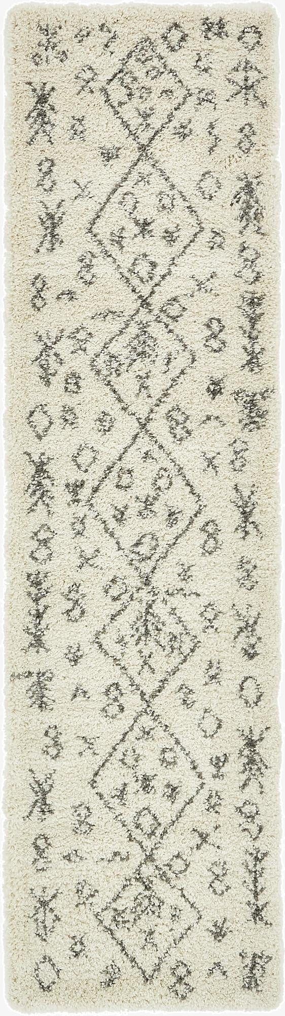  2' 7 x 10' Moroccan Shag Runner Rug