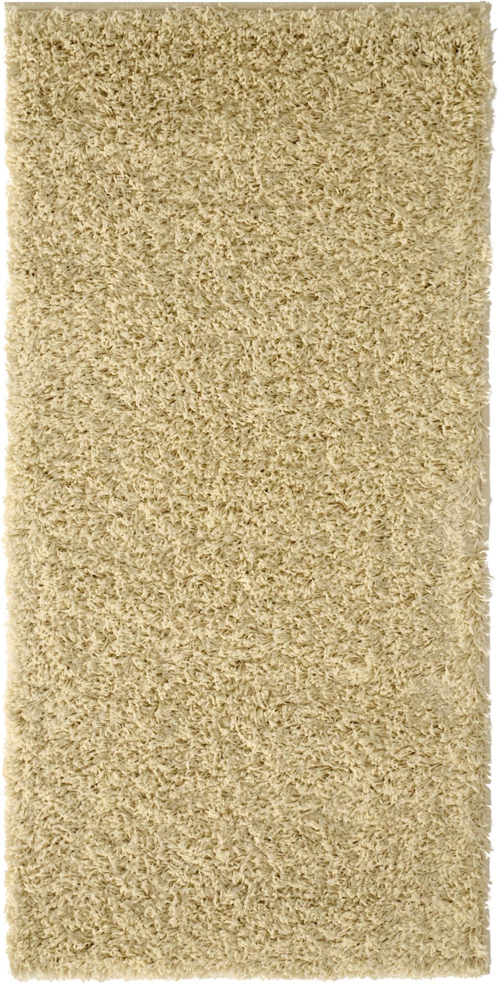 Primary image  2' x 4' Solid Shag Runner Rug