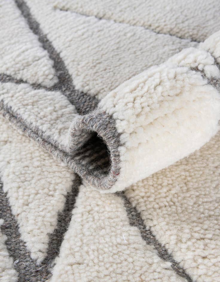 Detail image of  10' x 10' Atlas Moroccan Wool Square Rug