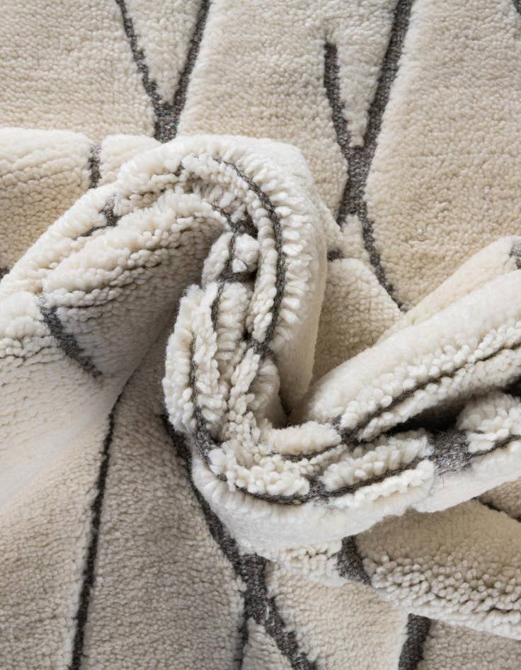 Detail image of  10' x 10' Atlas Moroccan Wool Square Rug