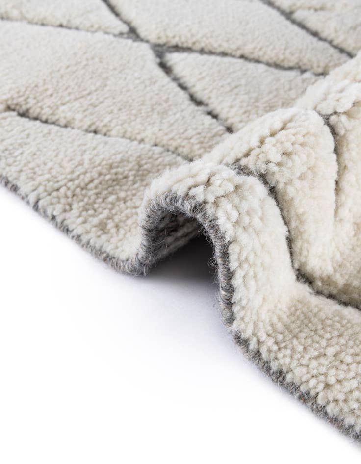 Detail image of  10' x 10' Atlas Moroccan Wool Square Rug