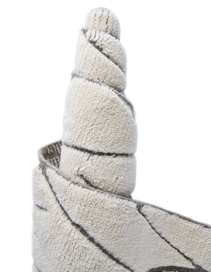 Detail image of  10' x 10' Atlas Moroccan Wool Square Rug