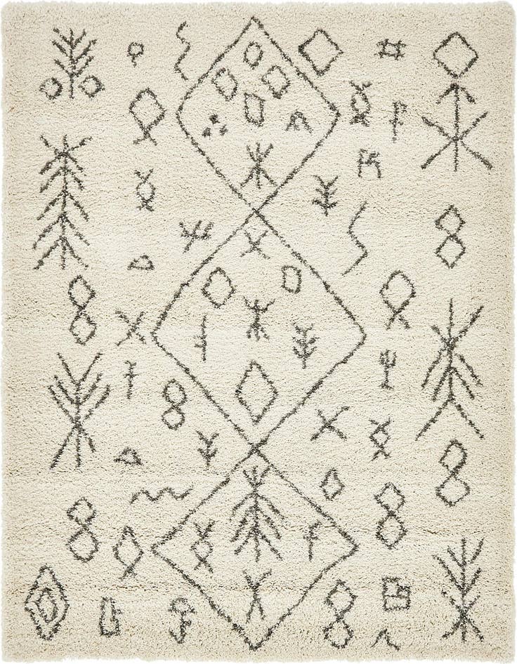 Detail image of  8' x 8' Moroccan Shag Square Rug