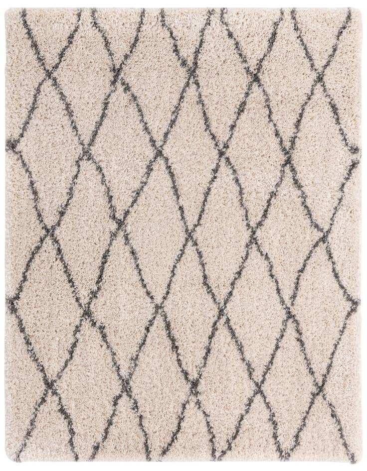 Detail image of  5' 3 x 5' 3 Moroccan Shag Square Rug