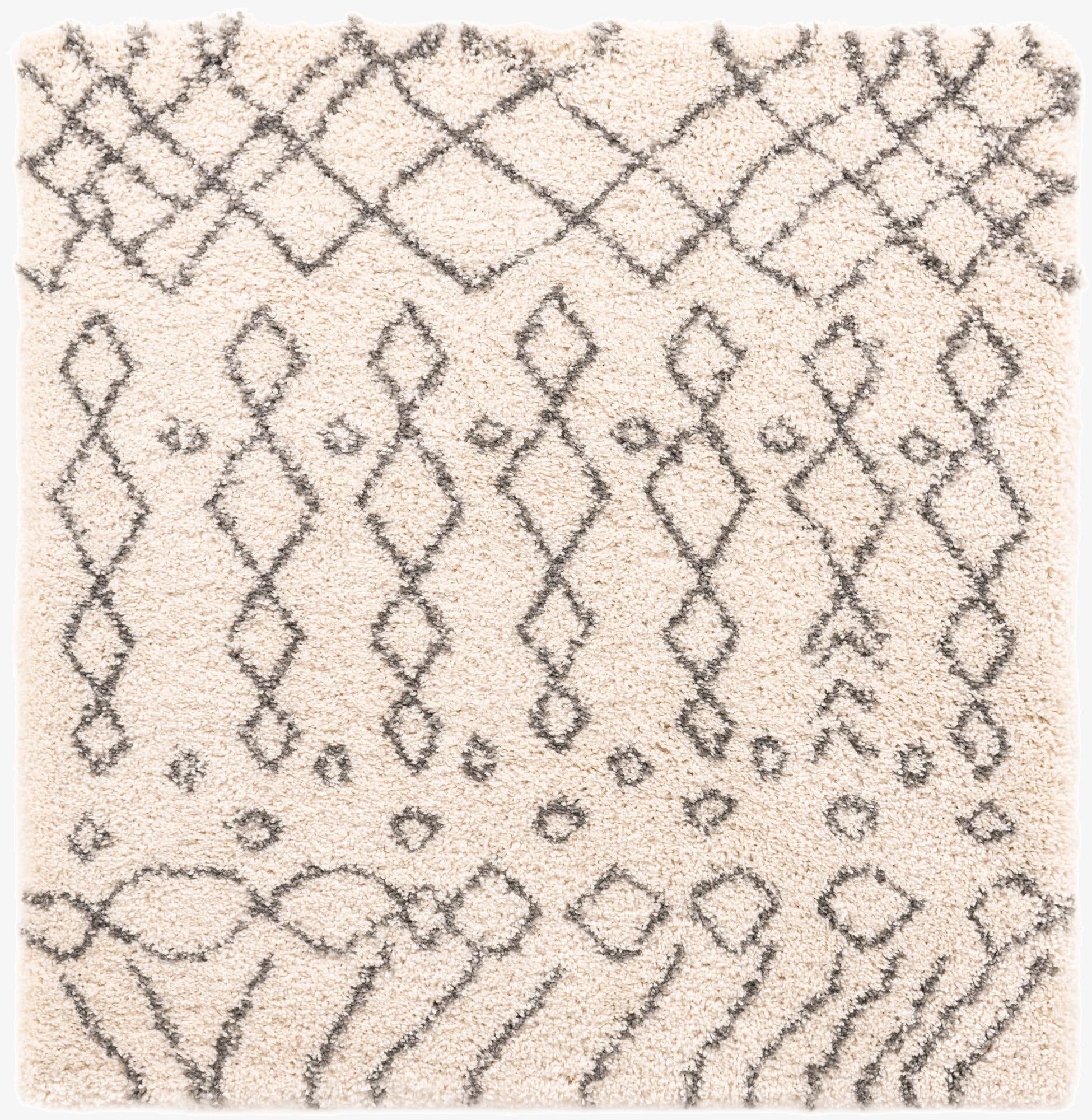  5' 3 x 5' 3 Moroccan Shag Square Rug