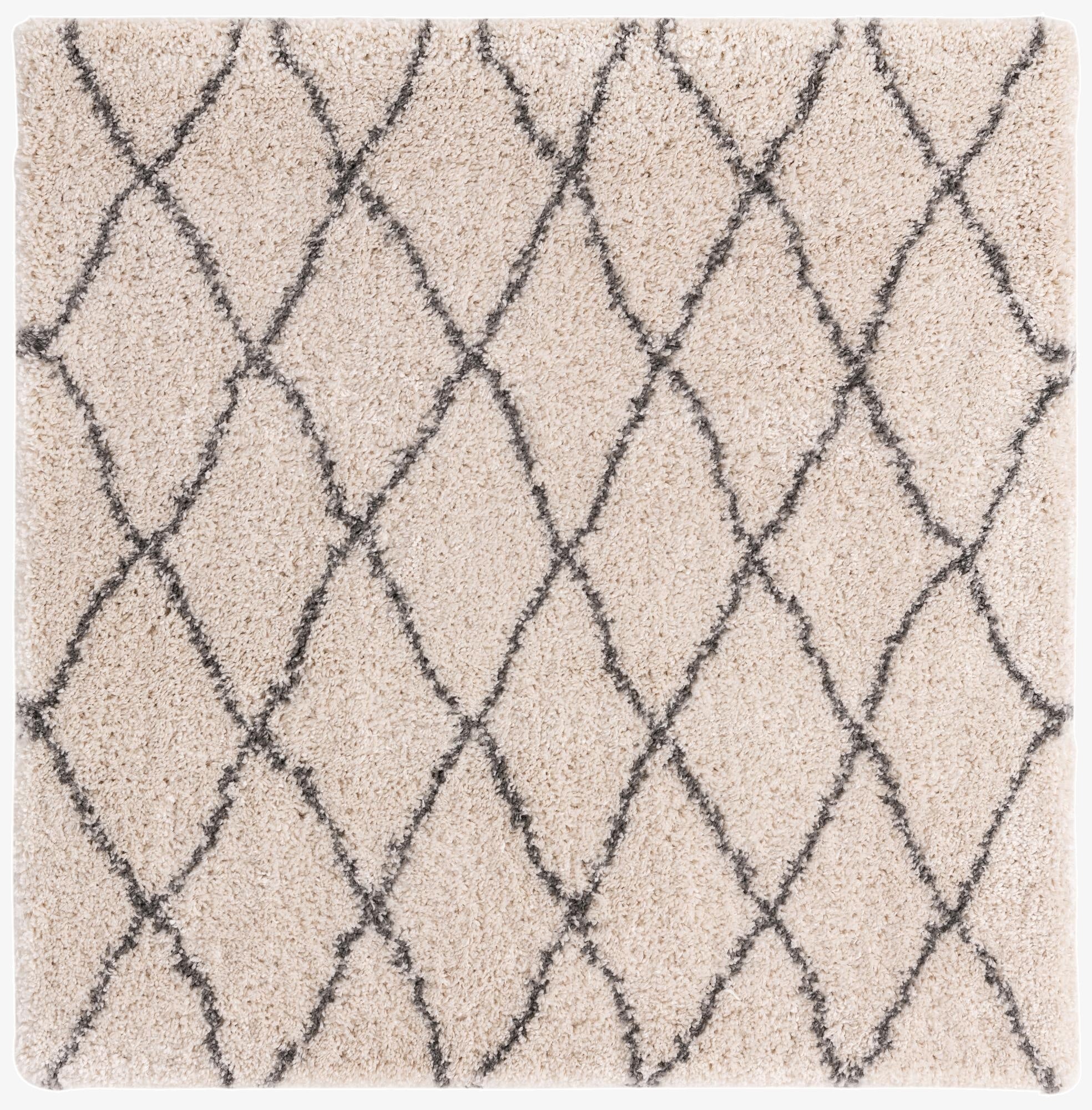  5' 3 x 5' 3 Moroccan Shag Square Rug