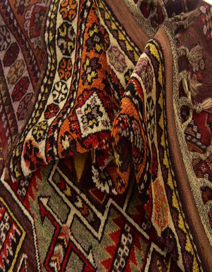 Detail image of  4' x 5' 7  Hand Knotted Anatolian Wool Rug