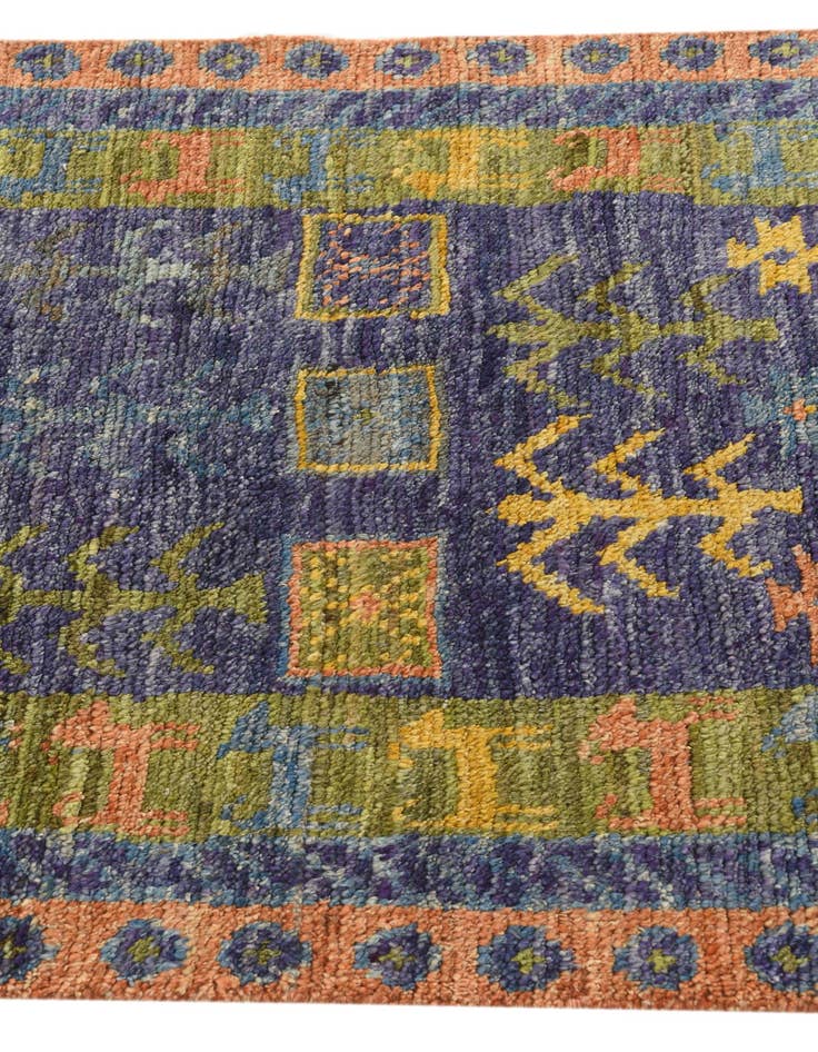 Detail image of  2' 9 x 3' 9  Hand Knotted Balouch Wool Rug