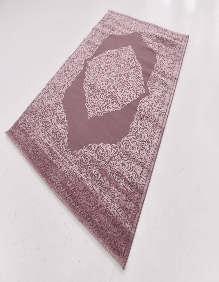 Detail image of 5' 3 x 7' 8 Carved Aubusson Rug