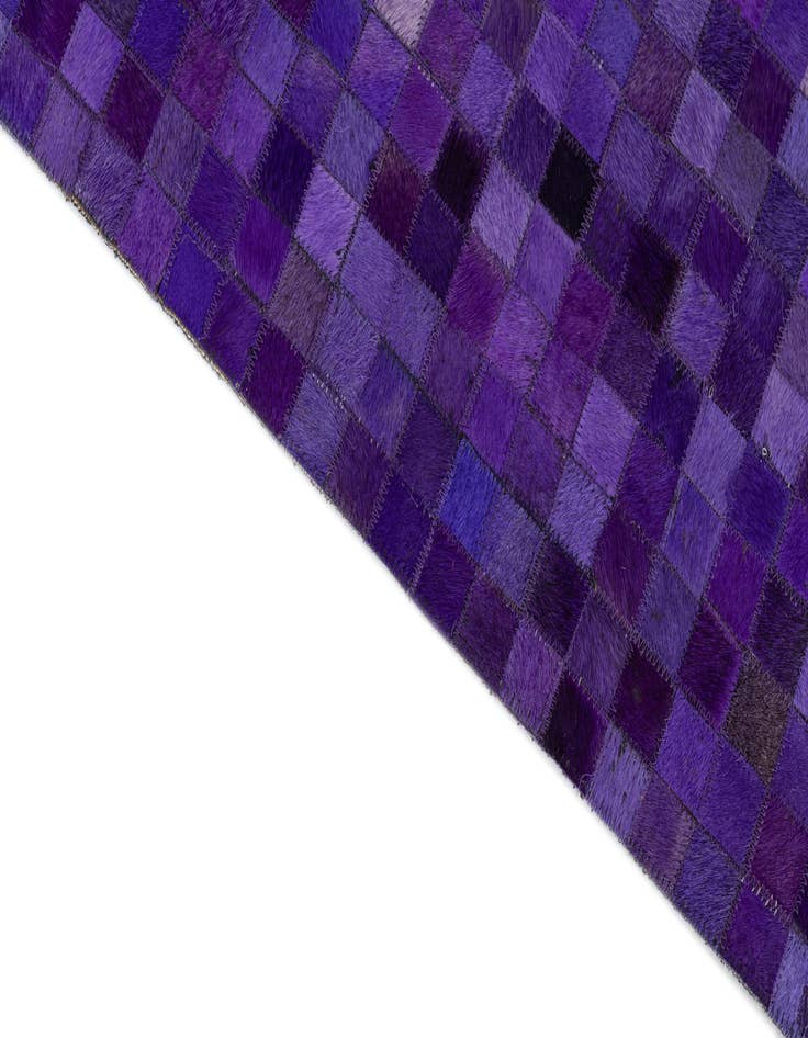 Detail image of 3' 10 x 5' 8 Cowhide Leather Rug