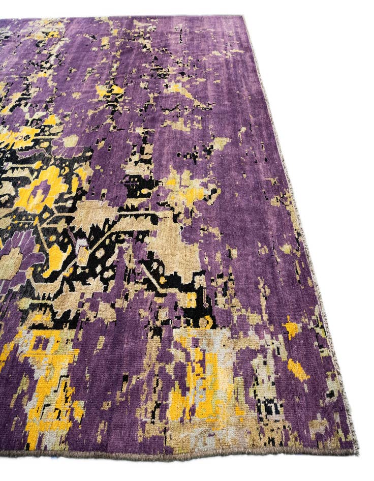 Detail image of  13' 7 x 18'  Hand Knotted Darya Wool Rug