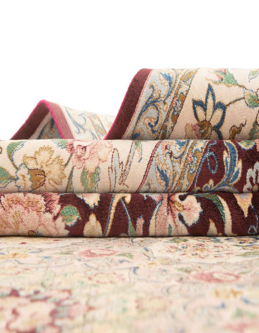 Primary image  6' 3 x 10' Ghom Design Rug