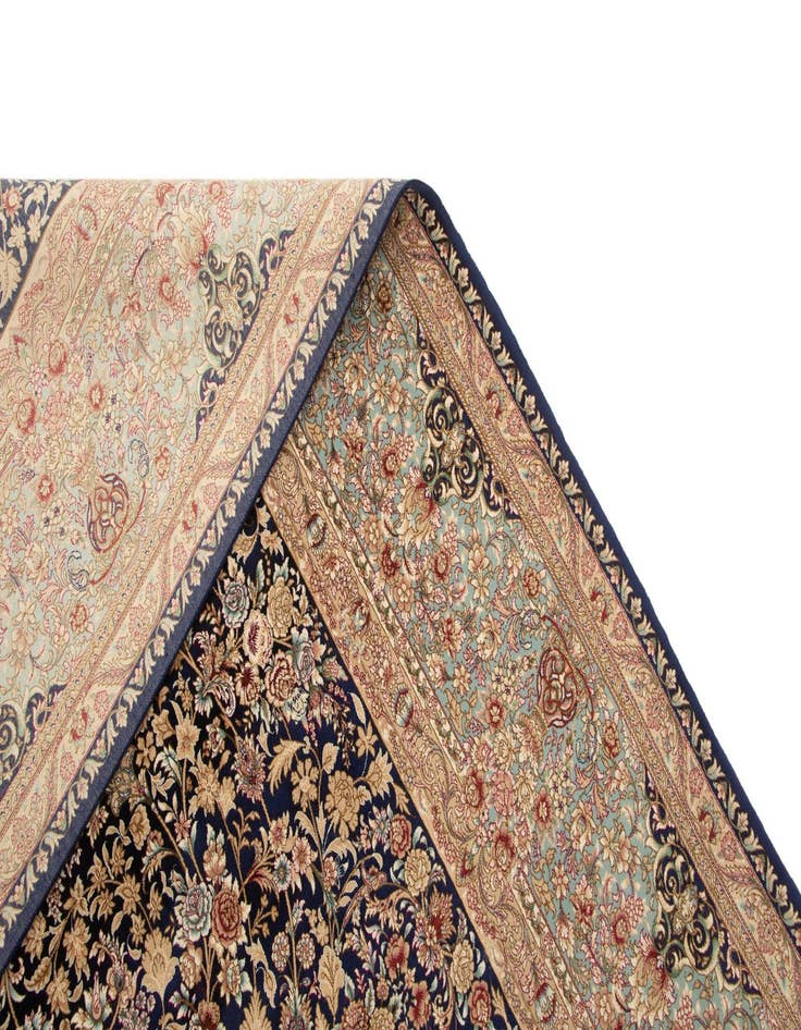 Detail image of  6' 5 x 9' 7 Ghom Design Rug