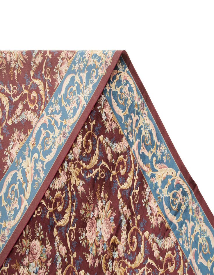 Detail image of  5' 7 x 9' 1 Ghom Design Rug