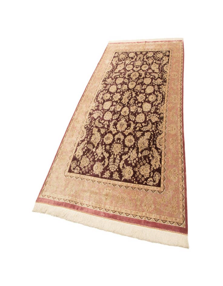 Detail image of  6' 2 x 9' 11 Ghom Design Rug