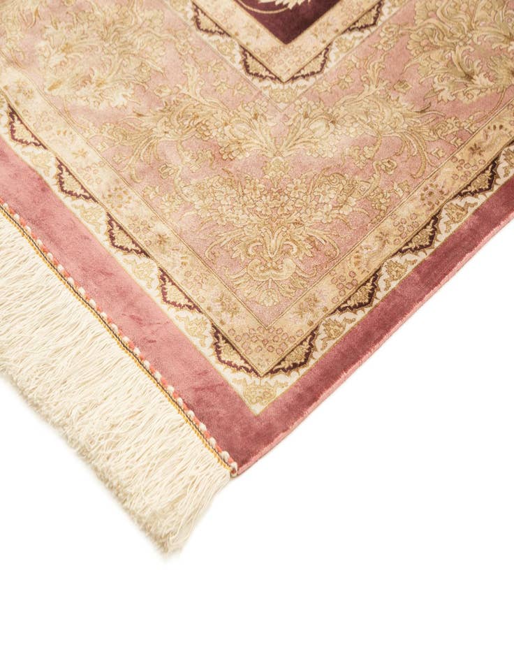 Detail image of  6' 2 x 9' 11 Ghom Design Rug