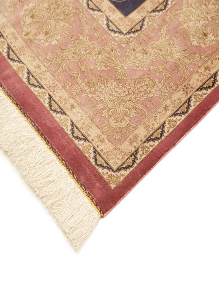 Detail image of  6' 3 x 9' 11 Ghom Design Rug