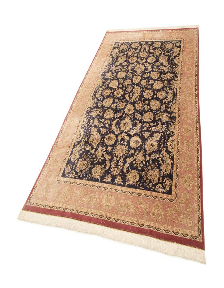 Detail image of  6' 3 x 9' 11 Ghom Design Rug