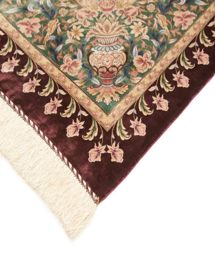 Detail image of  5' 7 x 9' 1 Ghom Design Rug