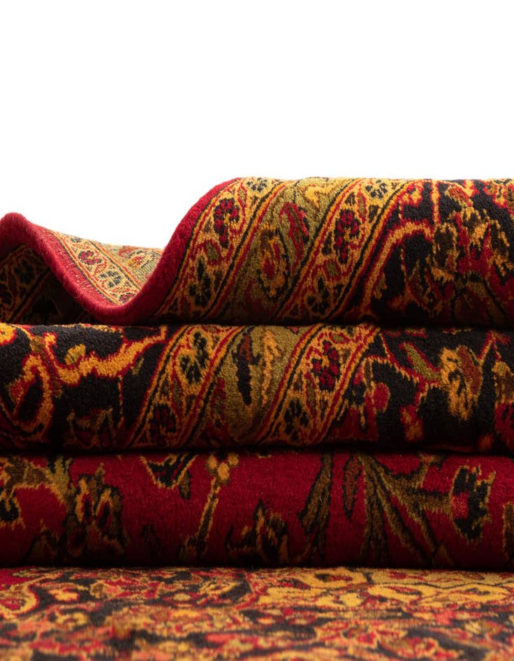 Detail image of  9' 6 x 12' 9 Kashan Wool Rug