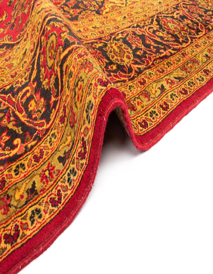 Detail image of  9' 6 x 12' 9 Kashan Wool Rug