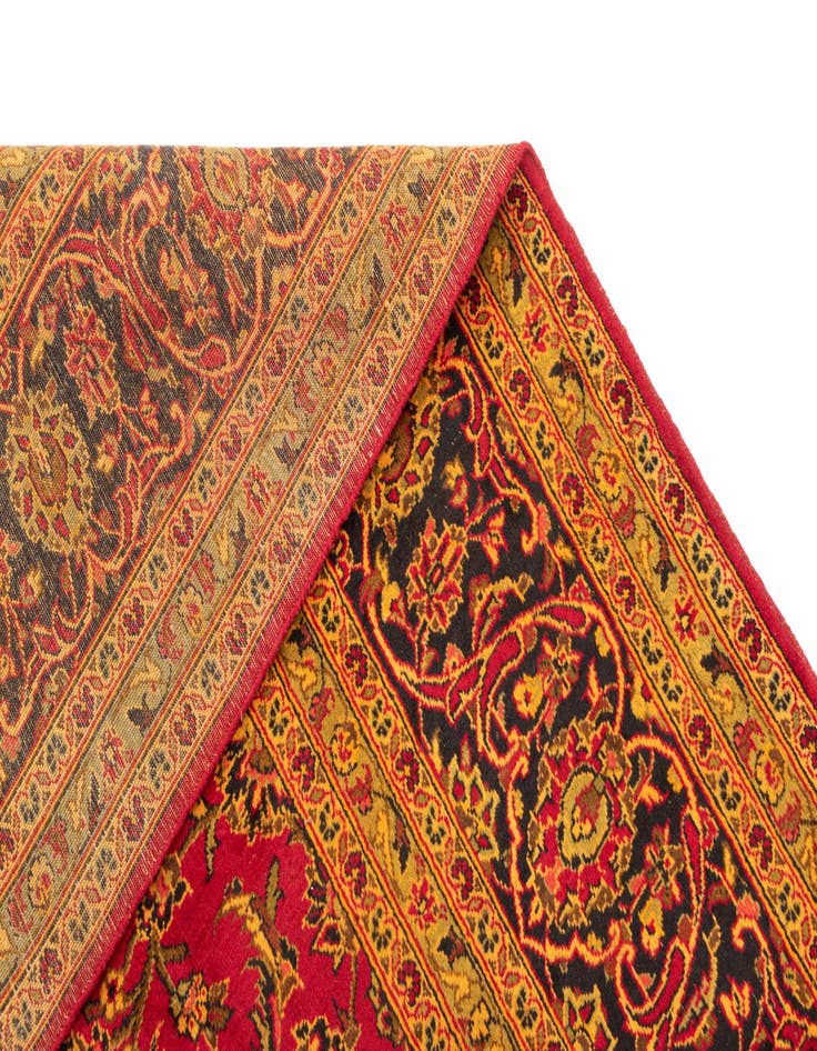 Detail image of  9' 6 x 12' 9 Kashan Wool Rug