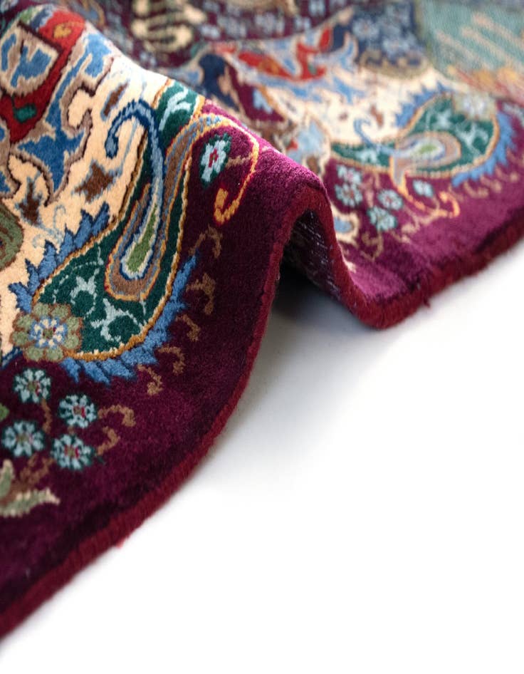 Detail image of 8' x 11' 5 Hand Knotted Kashmar Persian Wool Rug