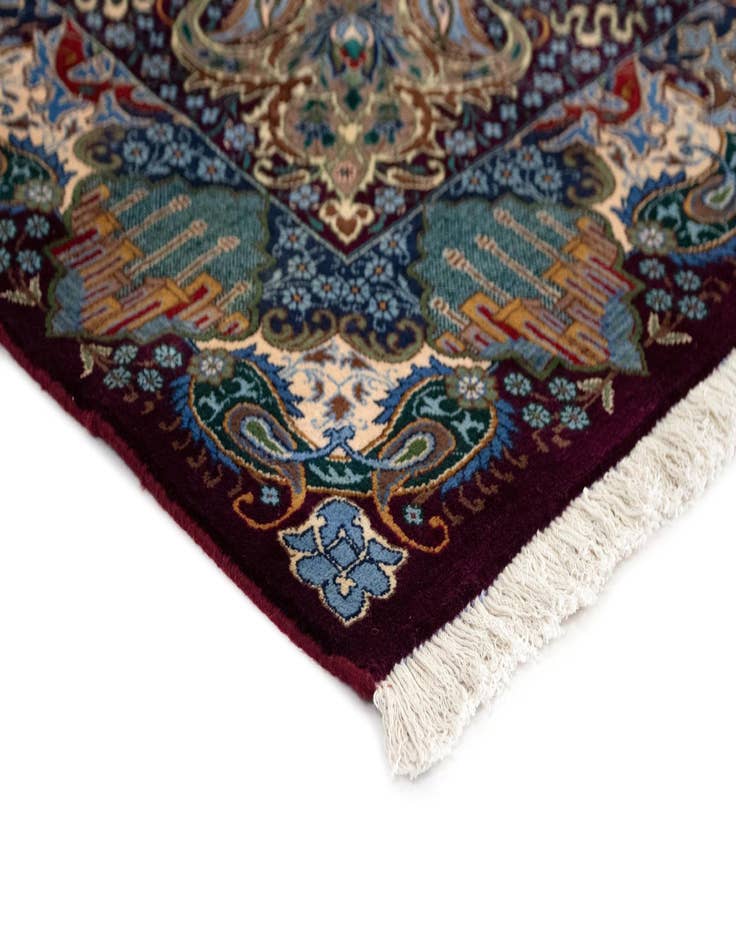 Detail image of 8' x 11' 5 Hand Knotted Kashmar Persian Wool Rug