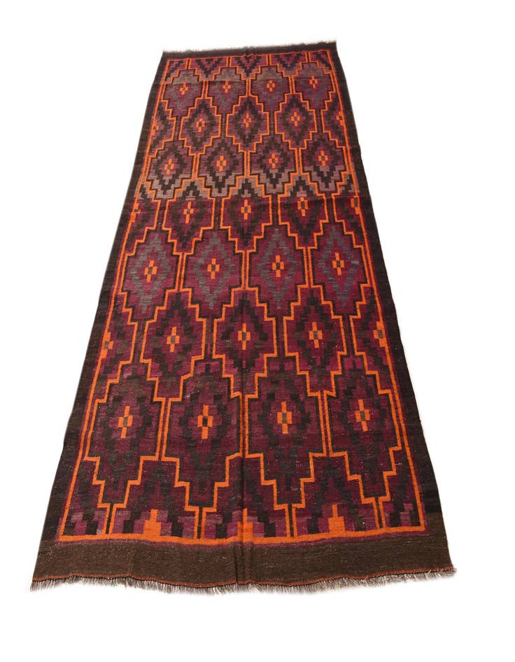 Detail image of  5' 11 x 10' 4  Hand Woven Kilim Fars Wool Rug