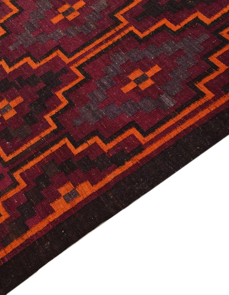 Detail image of  5' 11 x 10' 4  Hand Woven Kilim Fars Wool Rug