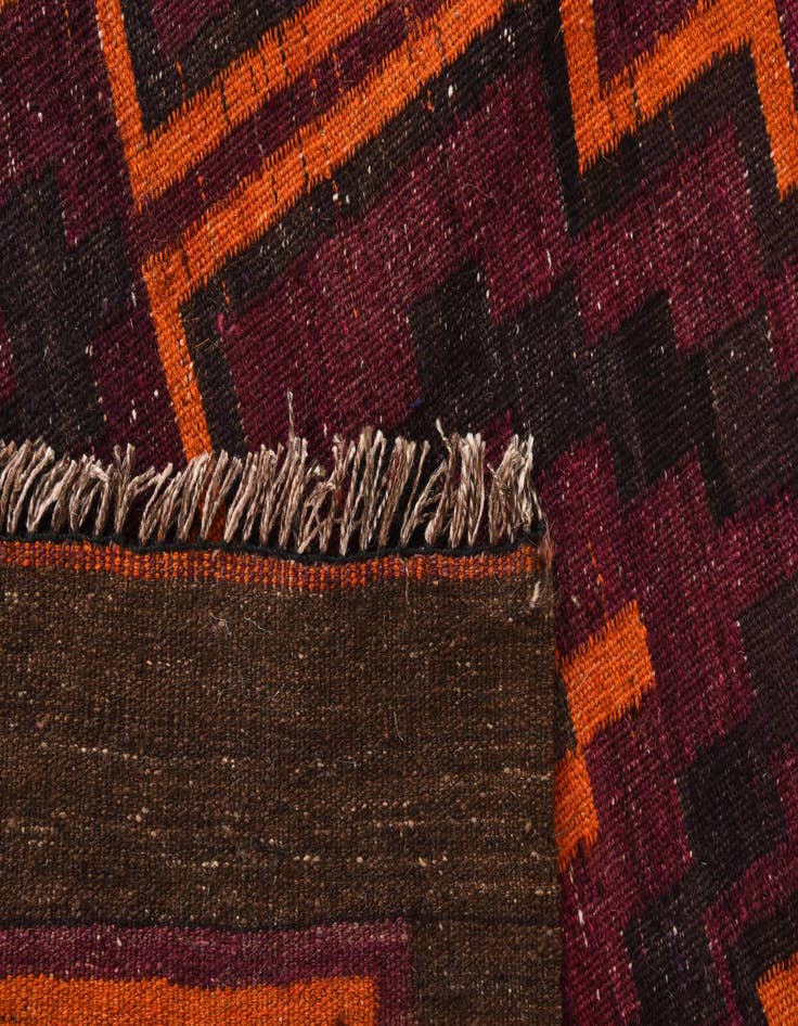 Detail image of  5' 11 x 10' 4  Hand Woven Kilim Fars Wool Rug